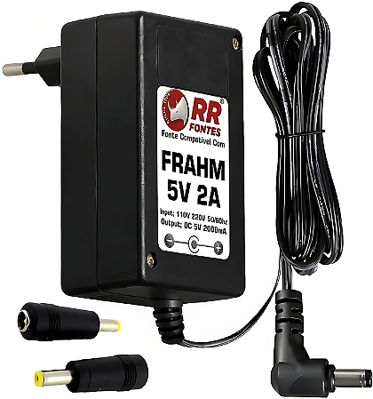 Fonte Carregador DC 5V 2A Para Caixa Frahm