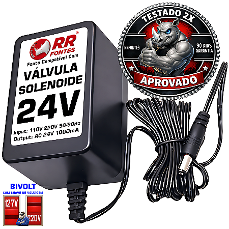 Fonte AC 24V 1A Para Válvula De Solenoide De Irrigação Rural