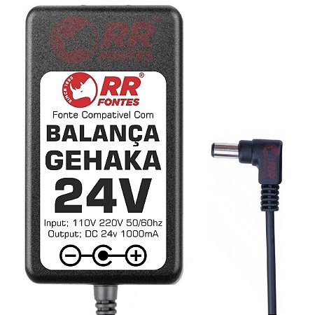 Fonte DC 24V Para Balança semi-Analítica Gehaka BK