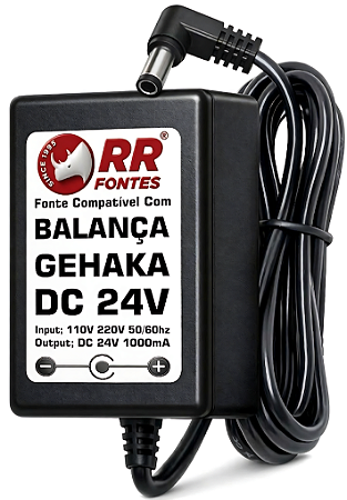 Fonte DC 24V Para Balança Gehaka Modelo novo