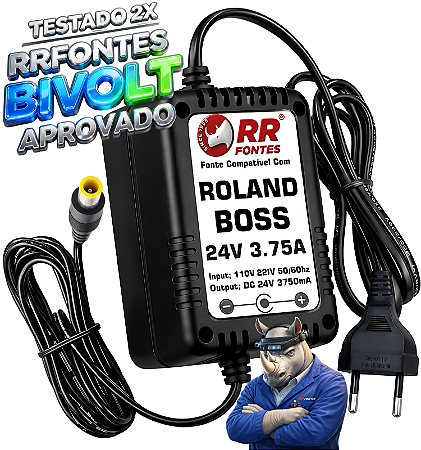 Fonte DC 24V 3.75a Para Acordeom Roland FR-8x FR-8xb PSB-14U