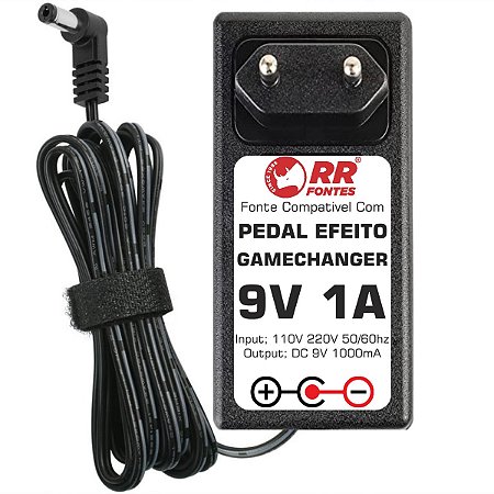 Fonte DC 9V Para Pedal De Efeitos Gamechanger Audio