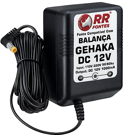 Fonte DC 12V Para Balança Gehaka Modelo Antigo