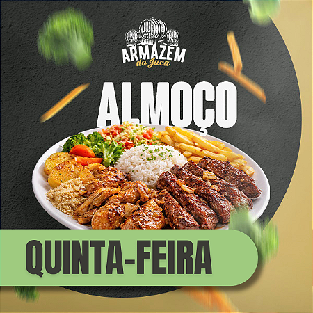 Buffet almoço a vontade na Quinta