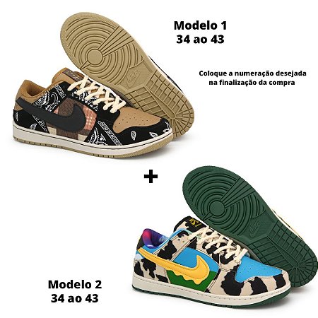 Kit Travis Scott x Dunk Low Cactus Jack + SB Dunk Low Ben & Jerry's