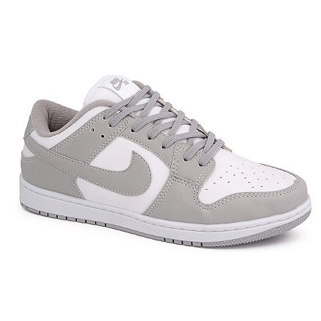 grey low nike dunks