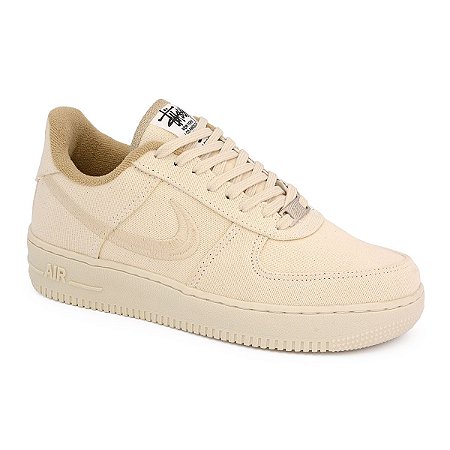 Tênis Air Force 1 Stussy Fossil Stone