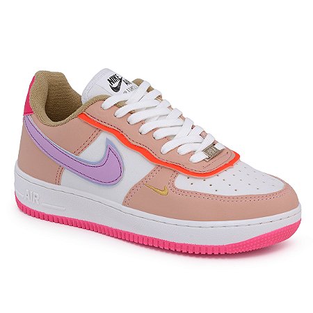 Tênis Air Force 1 '07 colors - rosa / lilas