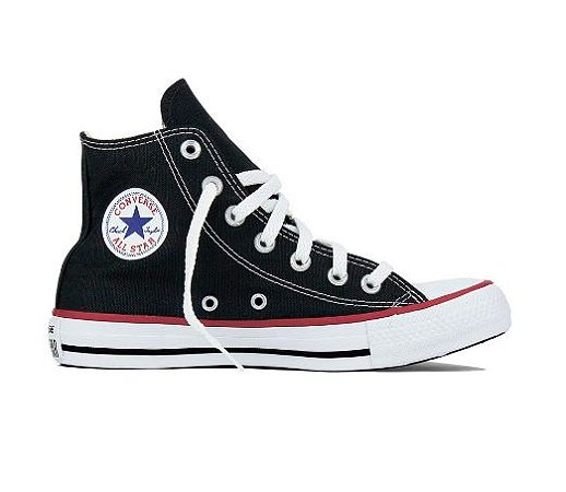 Tênis Converse All Star Chuck Taylor Cano Alto Lona - Preto