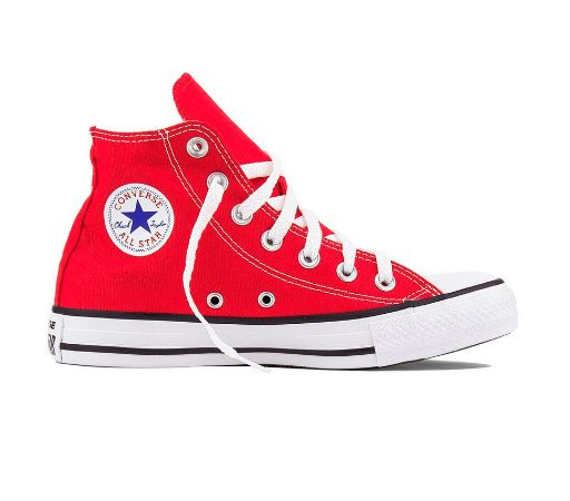 Tênis Converse All Star Chuck Taylor Cano Alto Lona - Vermelho