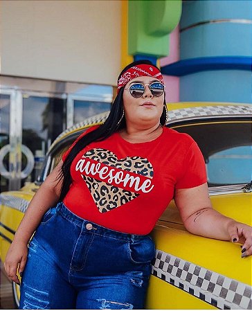 Camiseta plus size atacado Clearance