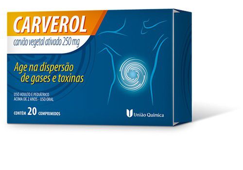 Carverol 250mg  20 comprimidos