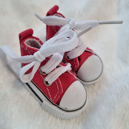 Tênis para Tilda 5cm vermelho