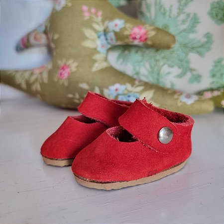 Sapatilha para tildas vermelho
