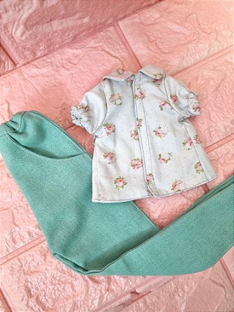 Conjunto para Tildas, magrela ou Fiorella verde