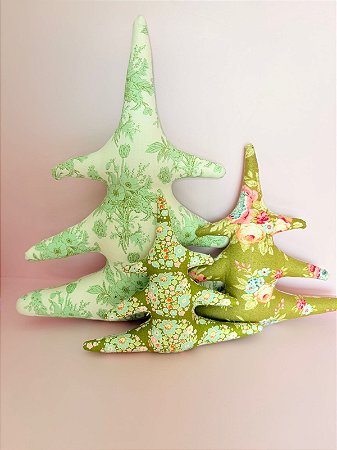 Kit 3 árvores de tecidos Tilda