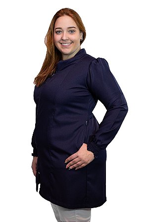 Jaleco Aurora Feminino Azul Marinho