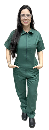 Macacão com zíper Profissional Unissex