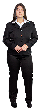 Blazer Manga Longa Feminino