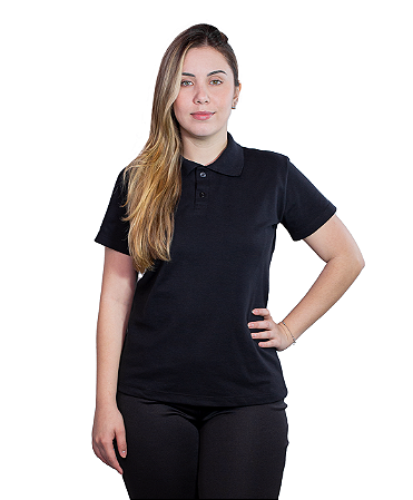 Babylook Feminina Gola Polo