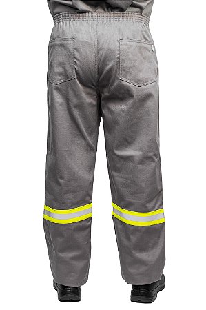 Calça de Segurança NR10 Antichama - Cinza
