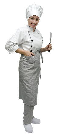 Avental de Cintura Xadrez