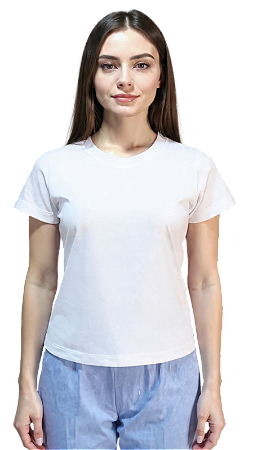 Babylook Feminina Gola Careca