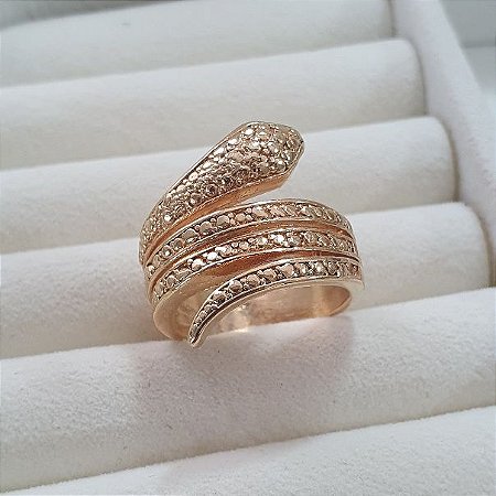 ANEL COBRA VARIAS VOLTAS OURO 18K