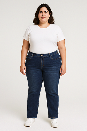 CALÇA JEANS SKINNY LAVAGEM MEDIA