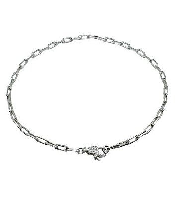 COLAR CHOCKER ELOS CARTIER E PINGENTE MAO DE FATIMA