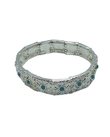 PULSEIRA CHAPINHAS COM MINI HOWLITAS AZUIS
