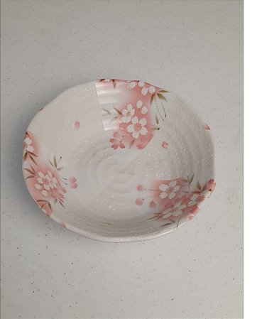 Tigela Rosa Porcelana