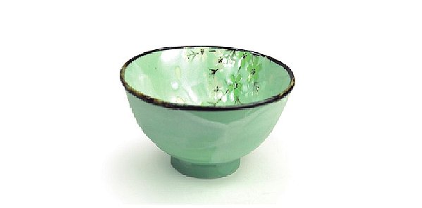Tigela Verde Porcelana
