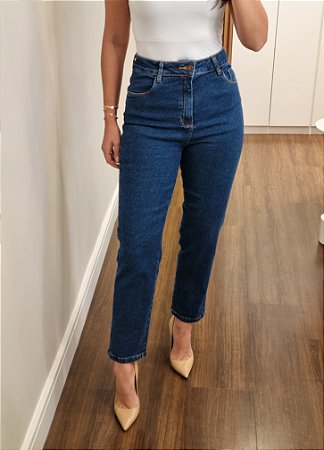Calça jeans reta tradicional