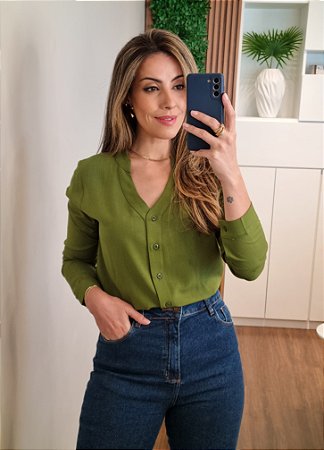 Camisa gola padre
