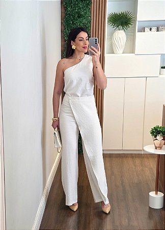 Conjunto calça transpasse