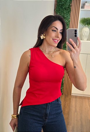 Regata nula manga bico vermelha