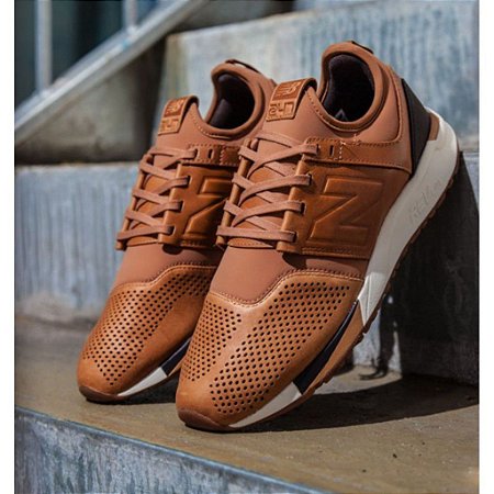 tenis new balance caramelo feminino
