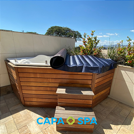 CAPA ENROLÁVEL DE CANTO PARA HIDRO JACUZZI