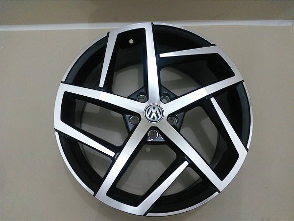 Rodas Aro 19 Volkswagen Golf GTI 5x112 Preta Diamantada