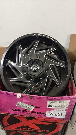Jogo roda XF Off-road Aro 20 5x114 5x127 Preta brilhante Novas