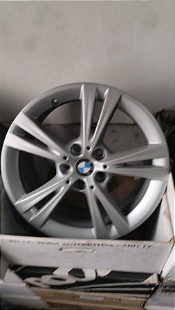 Jogo de rodas BMW Aro 17 5x120 Prata brilhante e SemiNovas