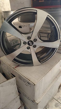 Jogo roda ZYY Aro 19 5x100 Hp escura diamantada Novas