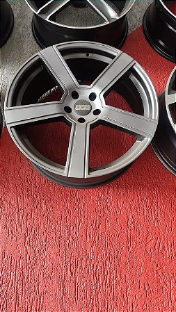 Jogo roda esportiva Aro 20 5x112 Hp escura Semi nova