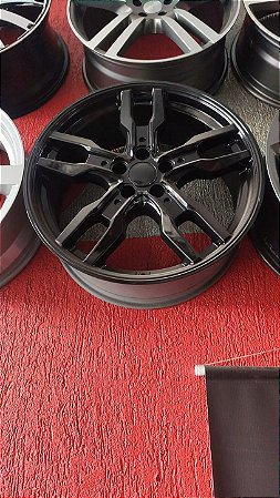 Jogo roda Ford Edy Aro 20 5x114 Preta brilhante Semi novas