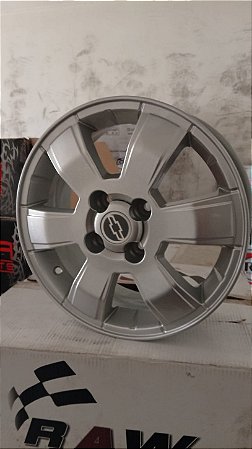 Jogo roda Montana sport Aro 15 4x100 Prata Novas
