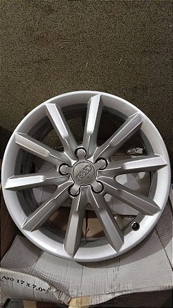 Jogo roda Audi A3 A17 5x112 Prata brilhante Semi nova