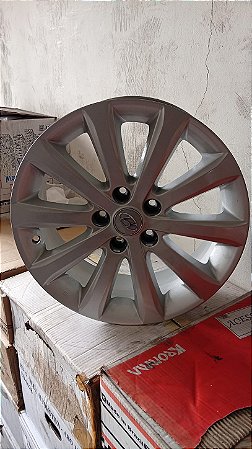 Jogo de rodas Hyundai Aro 17 5x114 Prata brilhante Semi novas