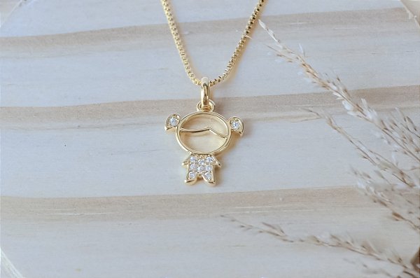 COLAR MÃE DE MENINA
