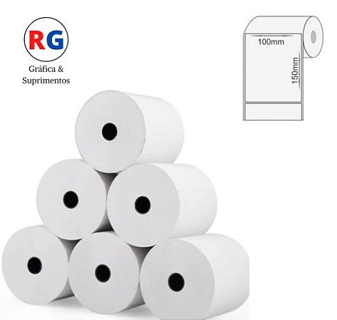 Etiqueta Adesiva Térmica 100x150 - 10 rolos
